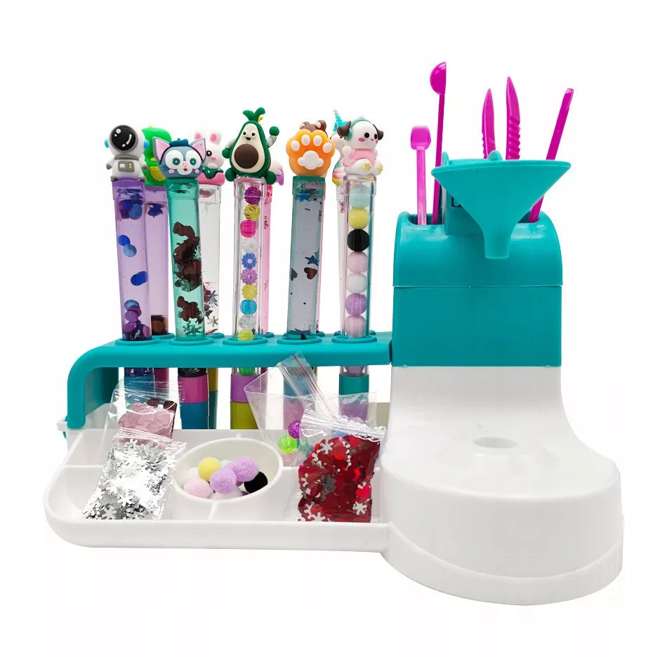 Kūrybinis rinkinys vaikams stebuklingų rašiklių gamybos fabrikas DIY PEN CREATOR