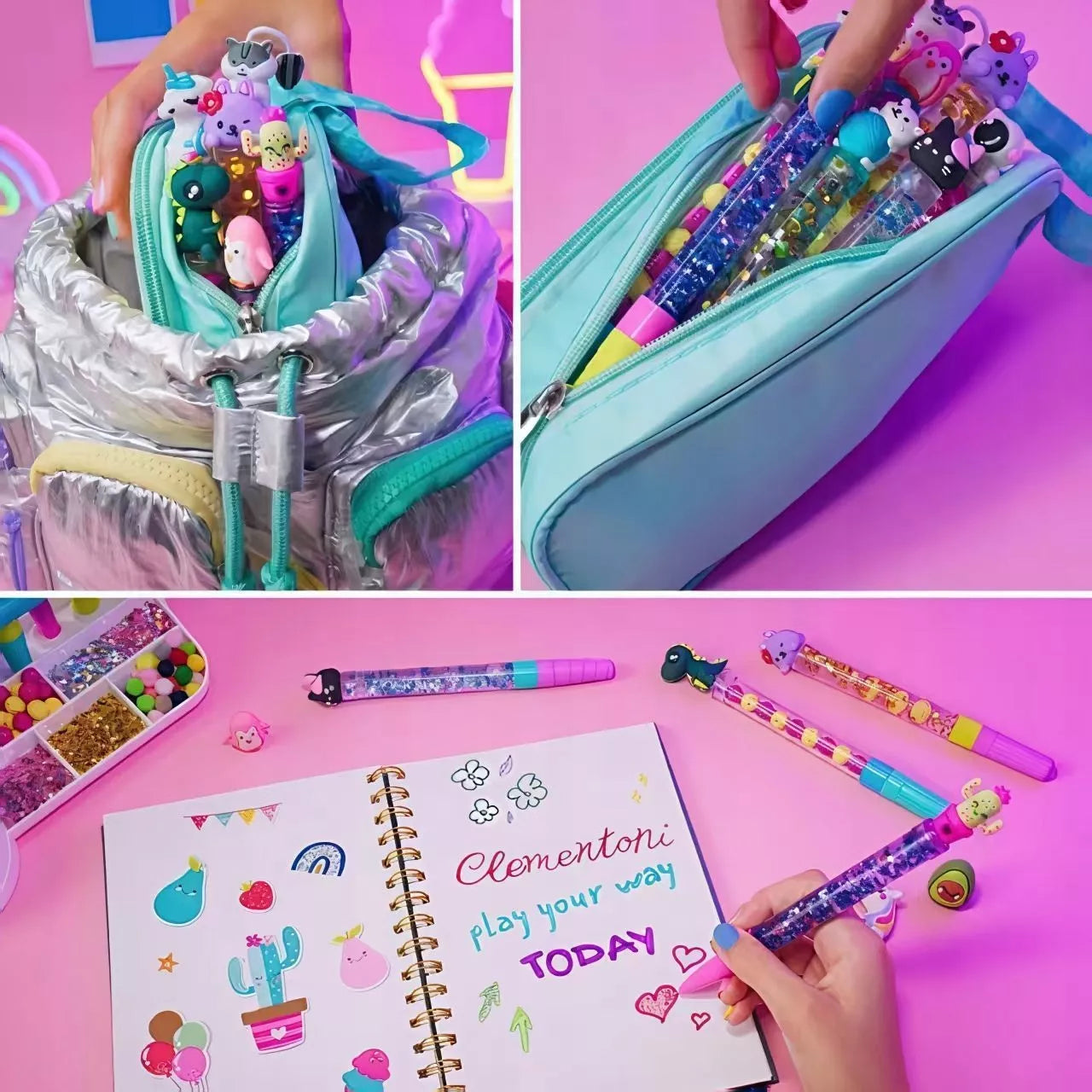 Kūrybinis rinkinys vaikams stebuklingų rašiklių gamybos fabrikas DIY PEN CREATOR