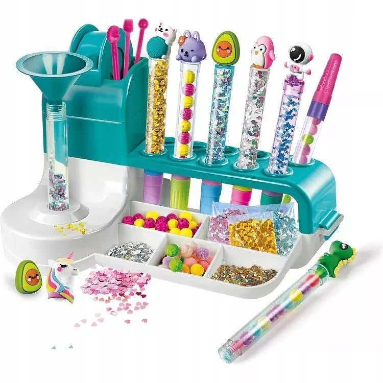 Kūrybinis rinkinys vaikams stebuklingų rašiklių gamybos fabrikas DIY PEN CREATOR