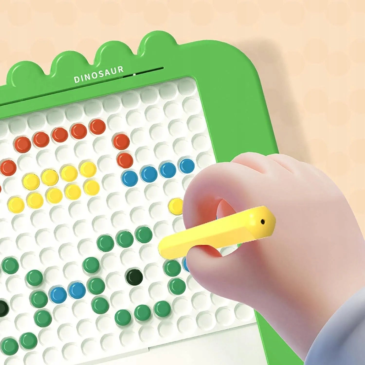 Leopard magnetinė lenta vaikams: Montessori mozaikos dėlionė