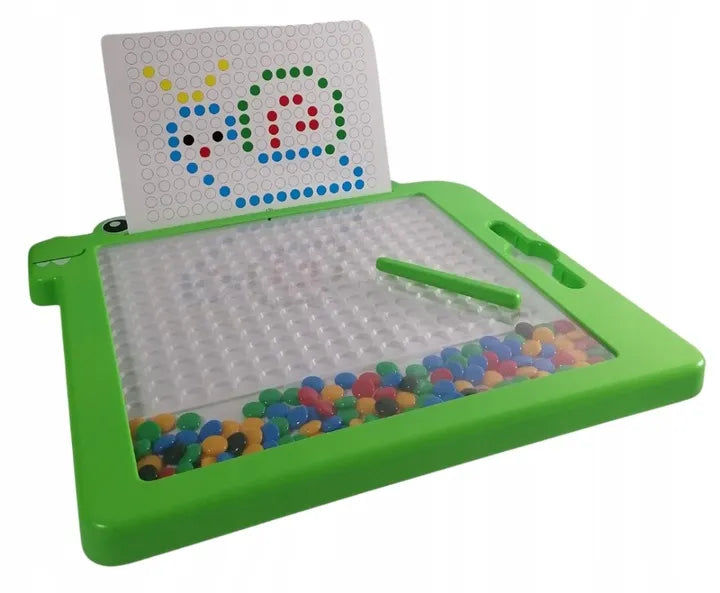 Leopard magnetinė lenta vaikams: Montessori mozaikos dėlionė