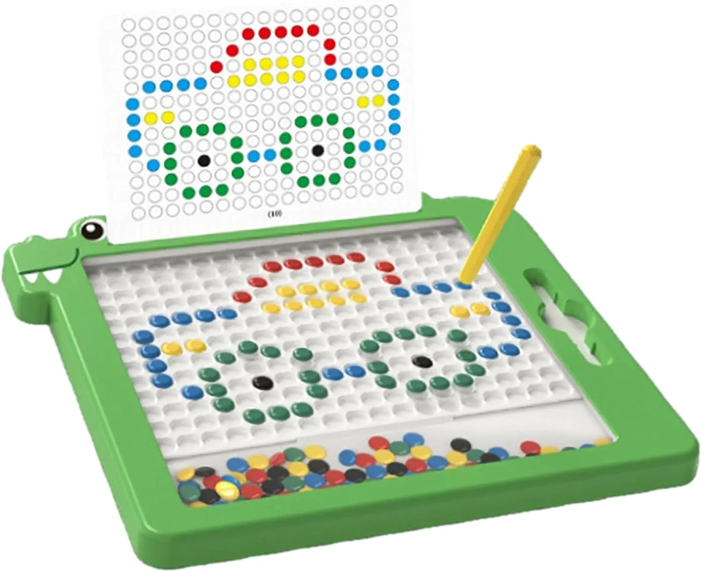 Leopard magnetinė lenta vaikams: Montessori mozaikos dėlionė