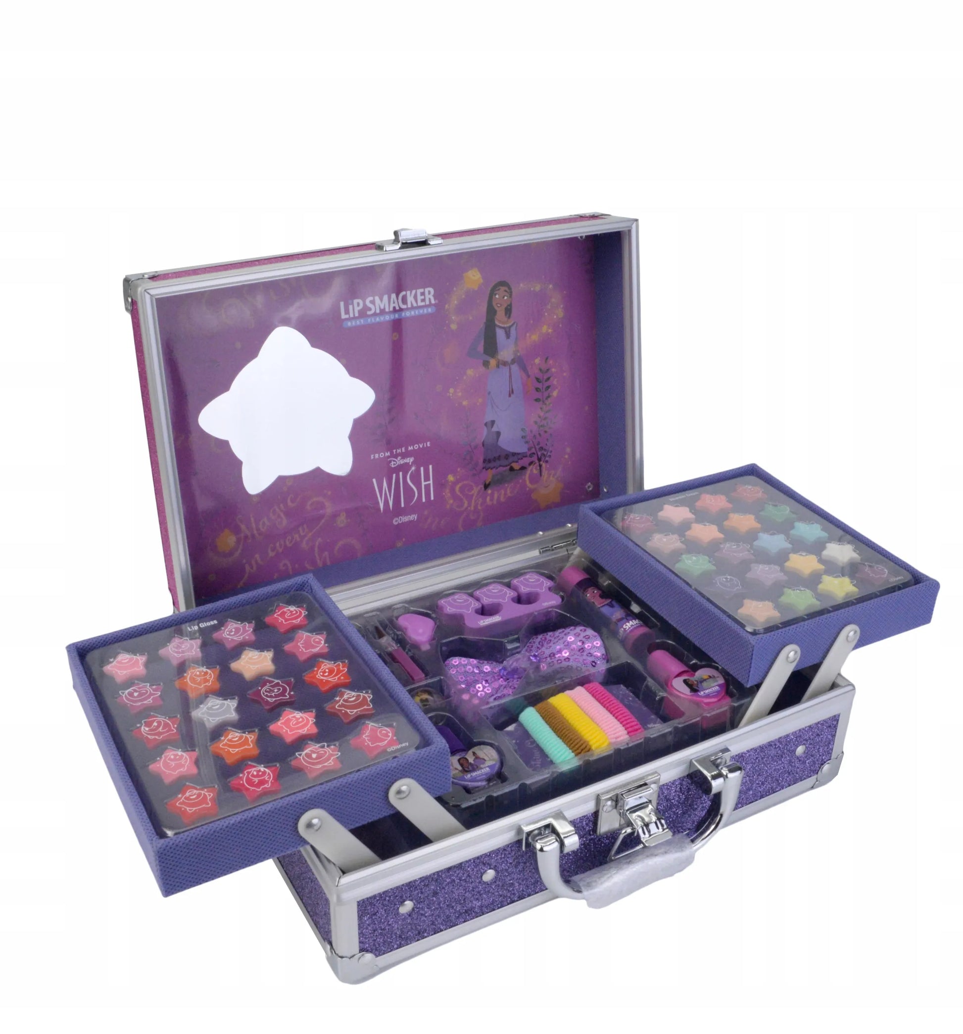 Lip Smacker, Wish Makeup Traincase, kosmetikos rinkinys