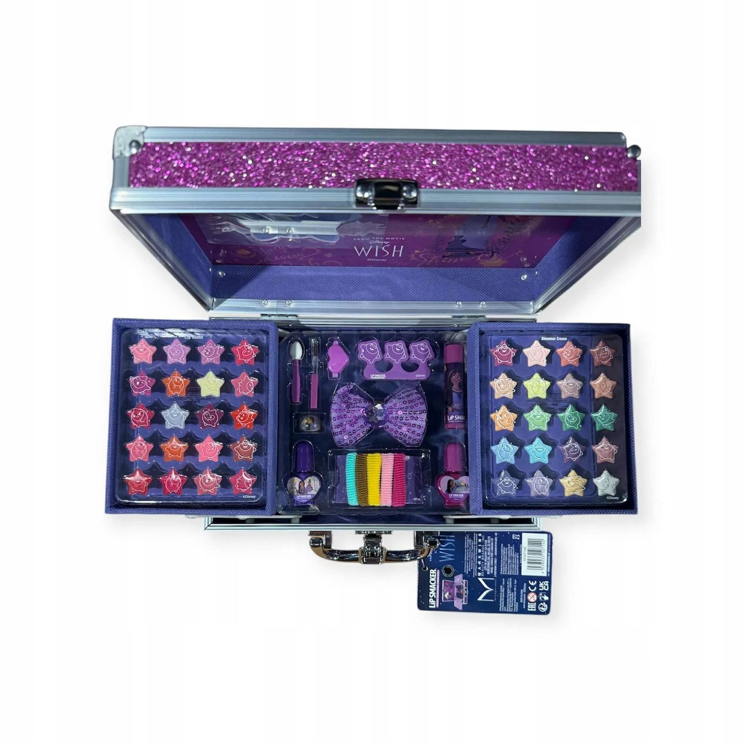 Lip Smacker, Wish Makeup Traincase, kosmetikos rinkinys