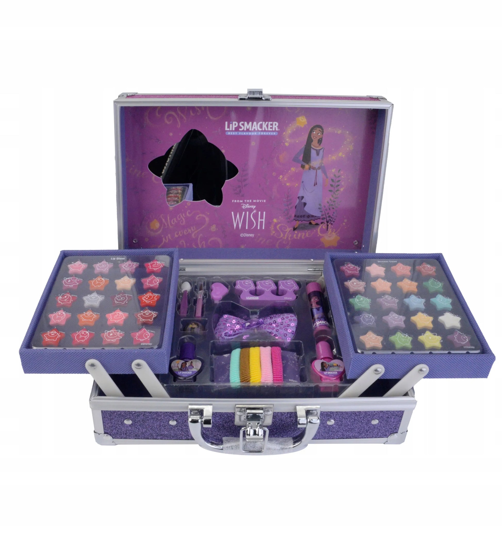 Lip Smacker, Wish Makeup Traincase, kosmetikos rinkinys