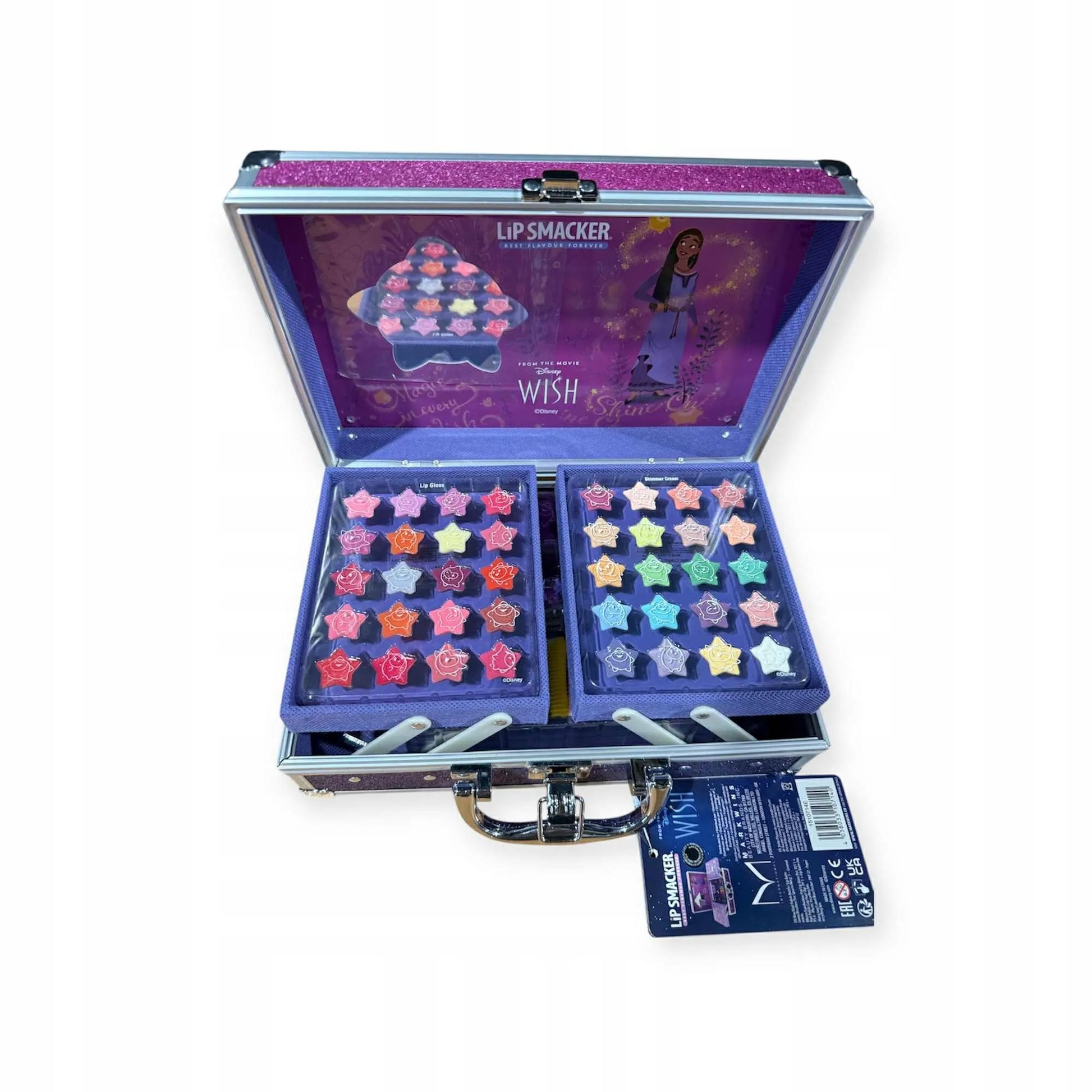 Lip Smacker, Wish Makeup Traincase, kosmetikos rinkinys