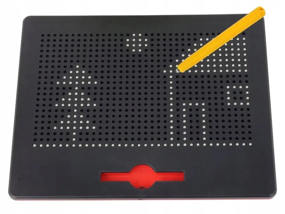 Magnetinė lenta XXL MagPad vaikams edukacinė 714 rutuliukų + šablonai