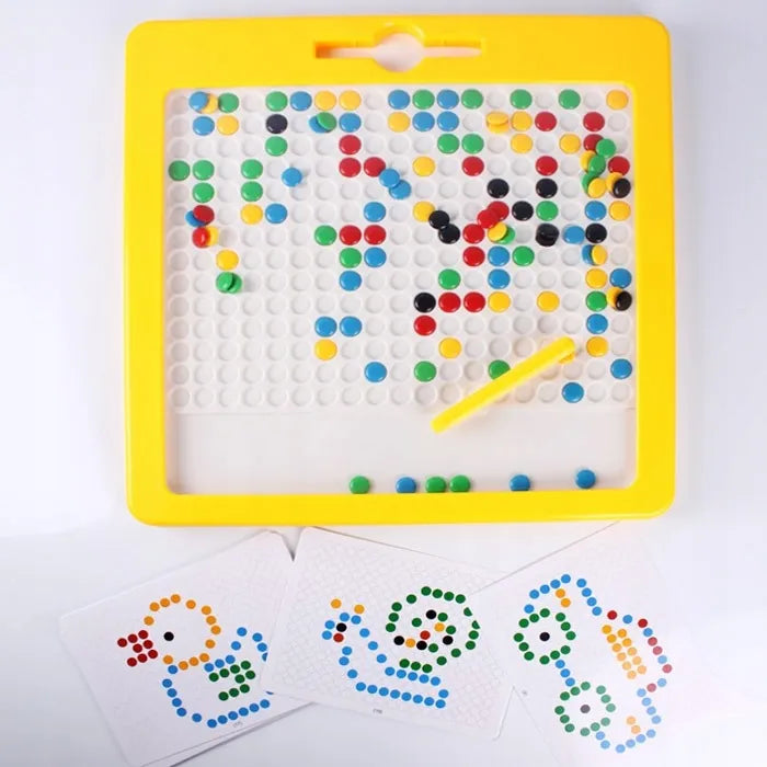 Magnetinė mozaikos lenta MAGPAD Montessori XXL su dvipusiais šablonais
