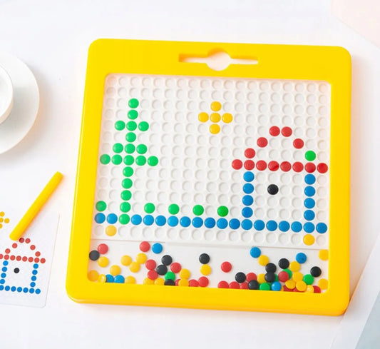 Magnetinė mozaikos lenta MAGPAD Montessori XXL su dvipusiais šablonais