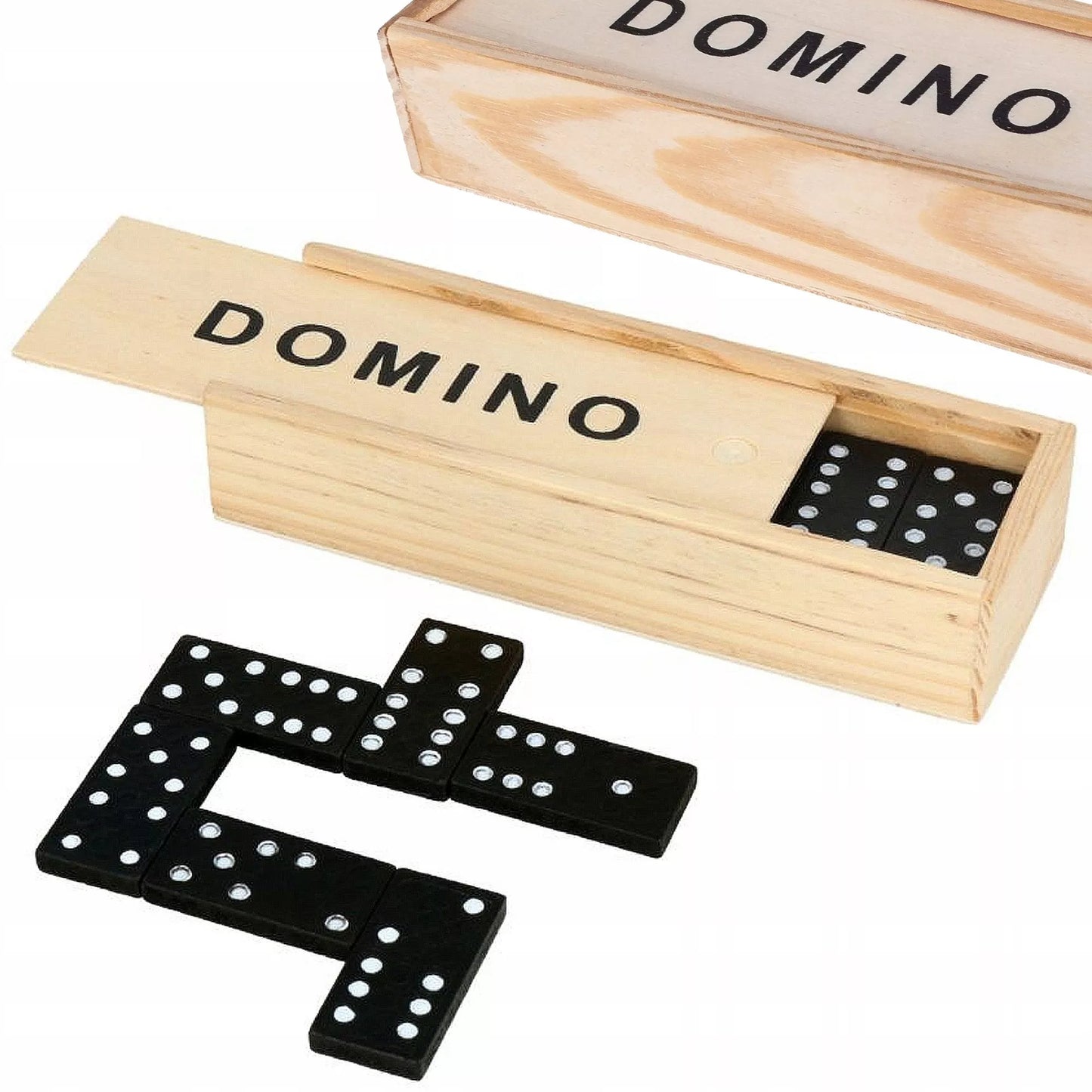 Medinis edukacinis domino žaidimas šeimai