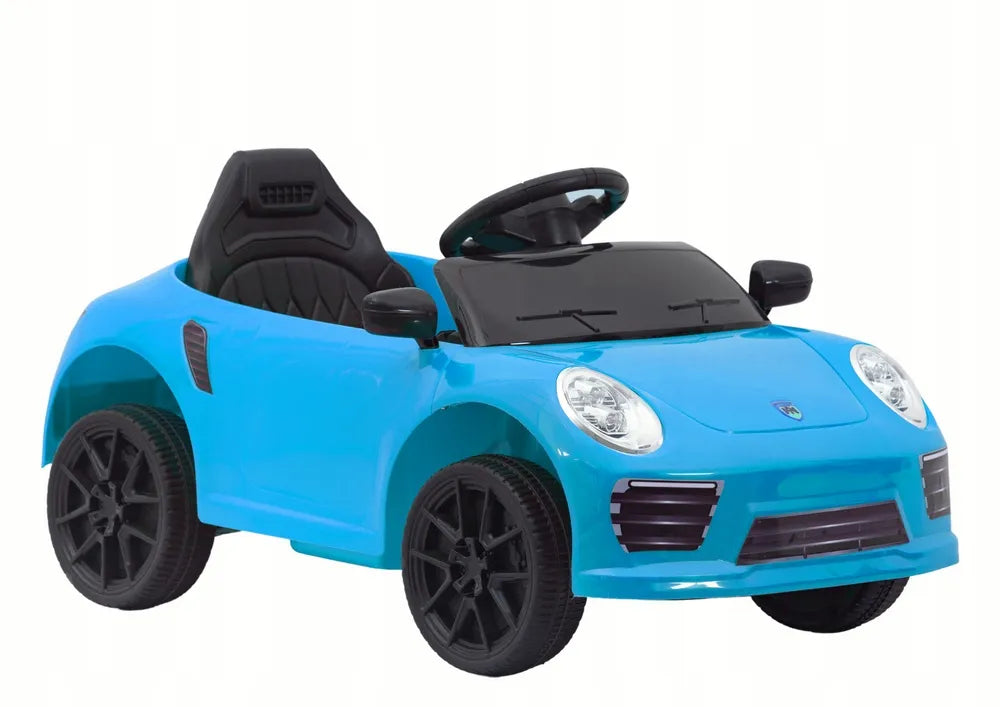 Mėlynas akumuliatorinis automobilis WMT-666