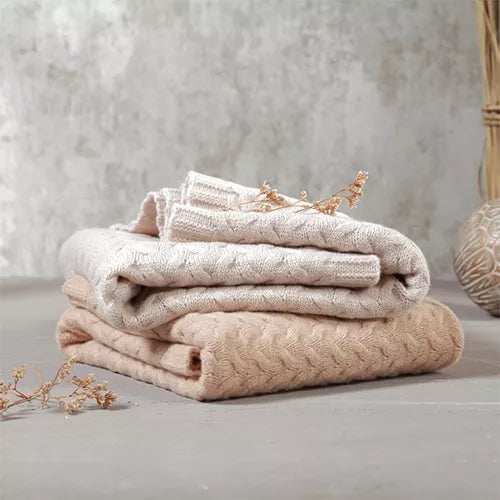 Merino vilnos užklotas tamsiai smėlio spalvos Babyono