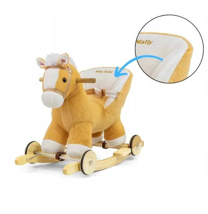 Milly Mally Polly 2-in-1 supamasis arkliukas ir paspirtukas