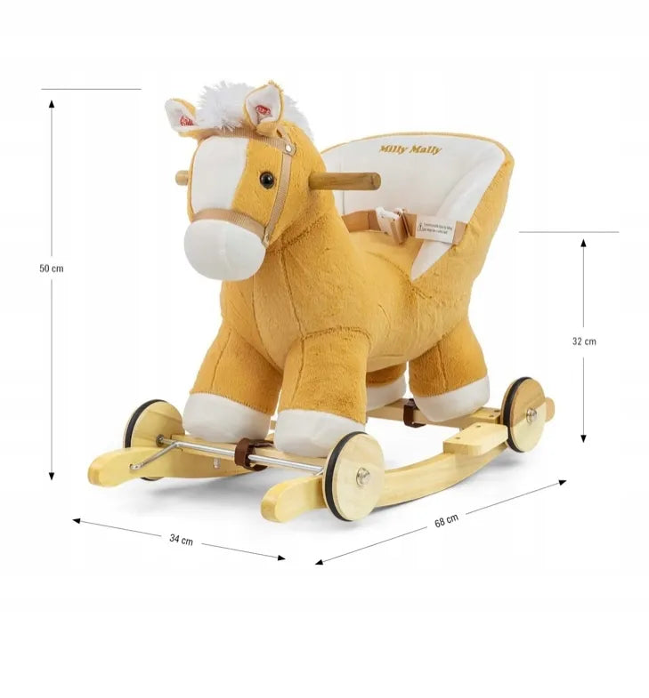 Milly Mally Polly 2-in-1 supamasis arkliukas ir paspirtukas