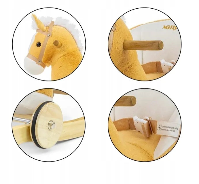 Milly Mally Polly 2-in-1 supamasis arkliukas ir paspirtukas