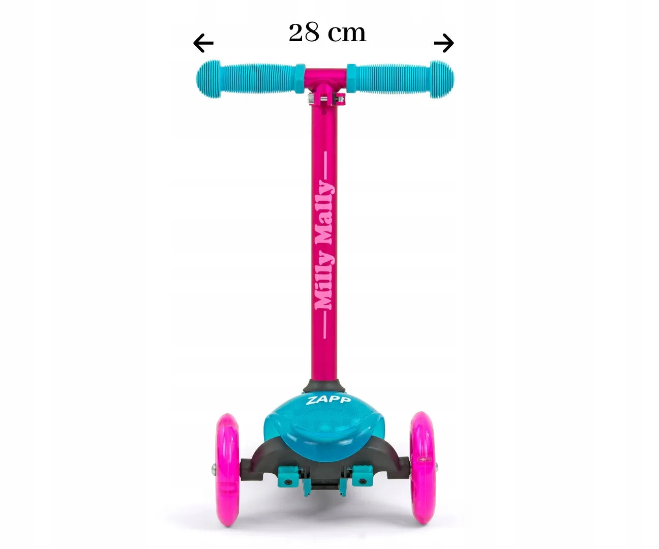 MILLY MALLY SCOOTER ZAPP triratukas su LED ratukais