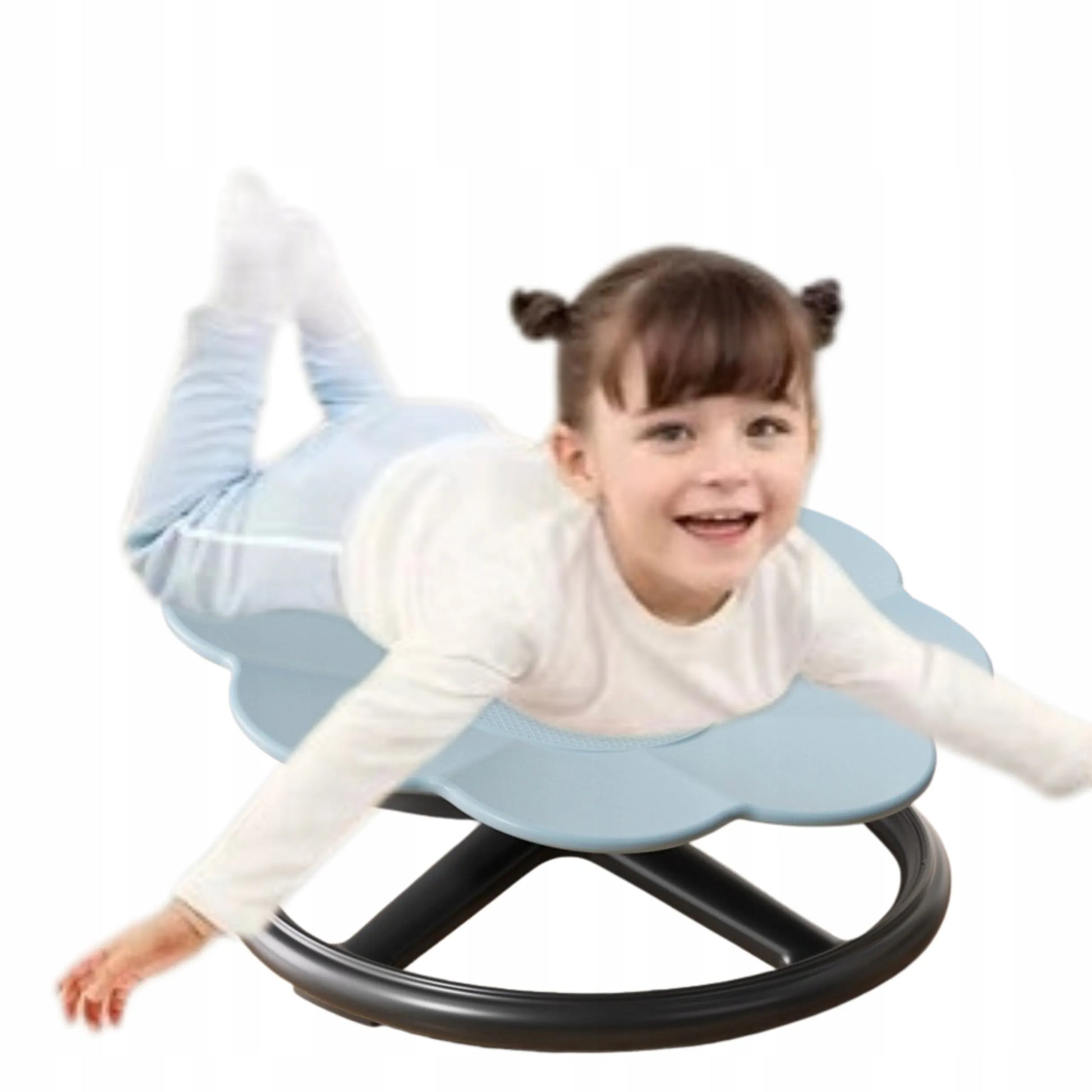 Mini namų karuselė, besisukanti sensorinė kėdutė, koordinacija, autizmas