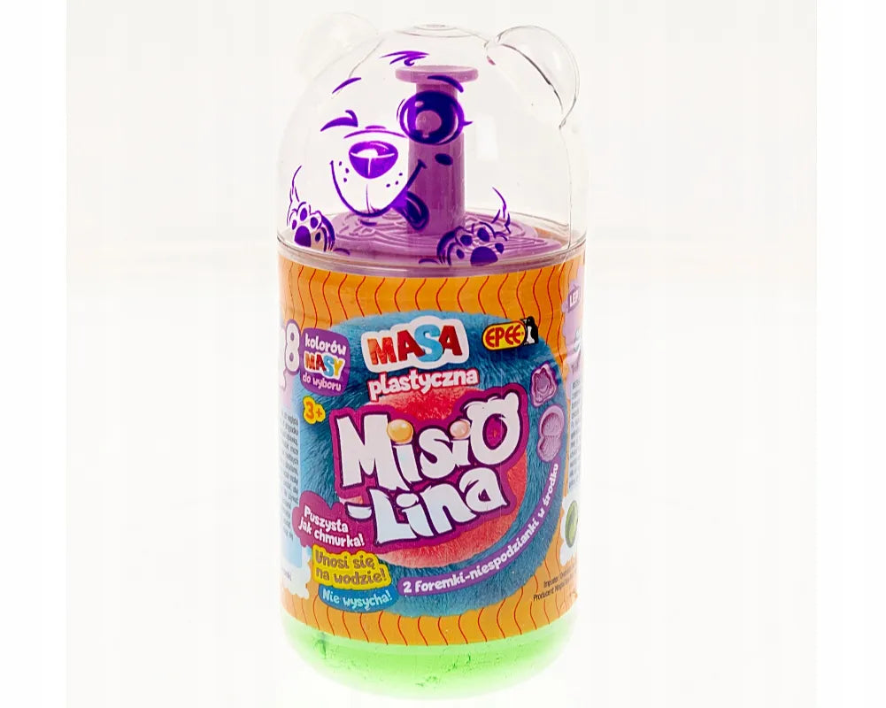 Misiolina modelinas 2x50g + 2 formelės