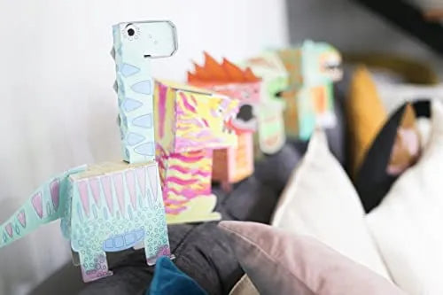 Monumi rinkinys Cube Head Dino – Triceratops, Parasaurolophus, Spinosaurus