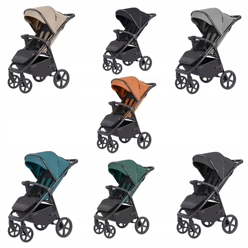 Neįtikėtinas Carrello Bravo 2024 CRL-5515 sportinis vežimėlis iki 22kg, Mist Grey