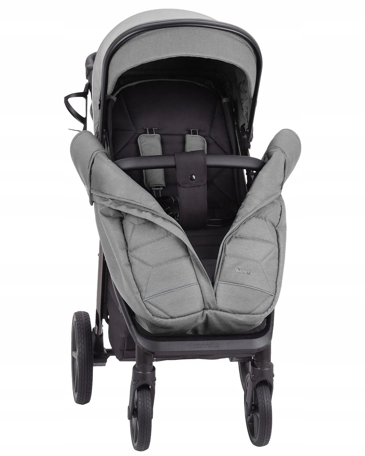 Neįtikėtinas Carrello Bravo 2024 CRL-5515 sportinis vežimėlis iki 22kg, Mist Grey