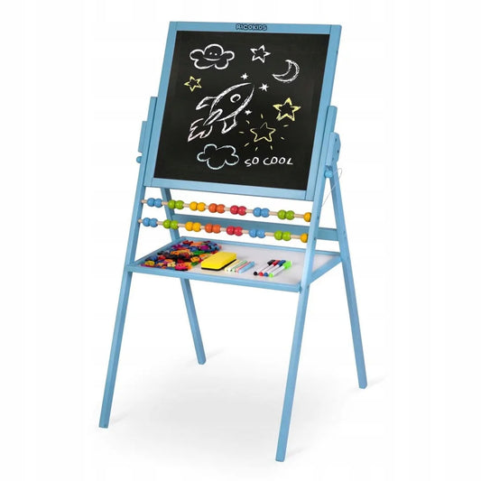 Pasukama magnetinė ir kreidinė lenta Ricokids – mėlyna
