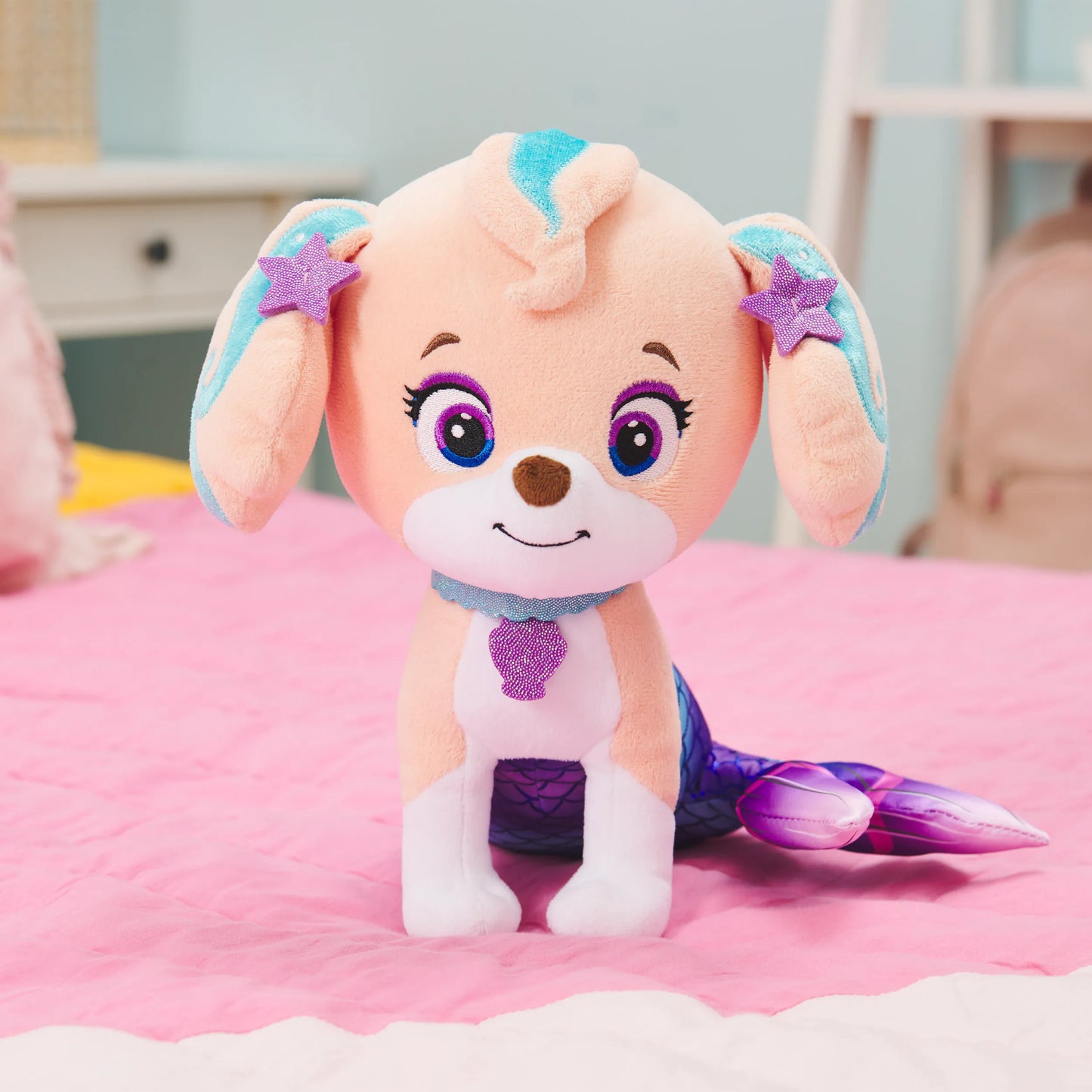 PAW PATROL CORAL PLIUŠINIS ŠUNIUKAS UNDINĖLĖ AQUA PUPS 23 CM 3+