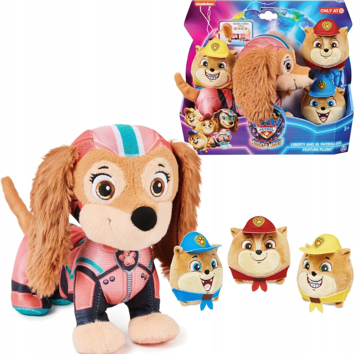 PAW Patrol filmo 2 „Liberty“ pliušinis žaislas su draugu