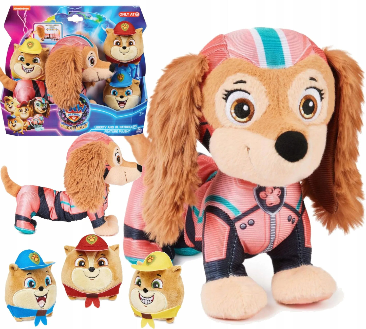 PAW Patrol filmo 2 „Liberty“ pliušinis žaislas su draugu