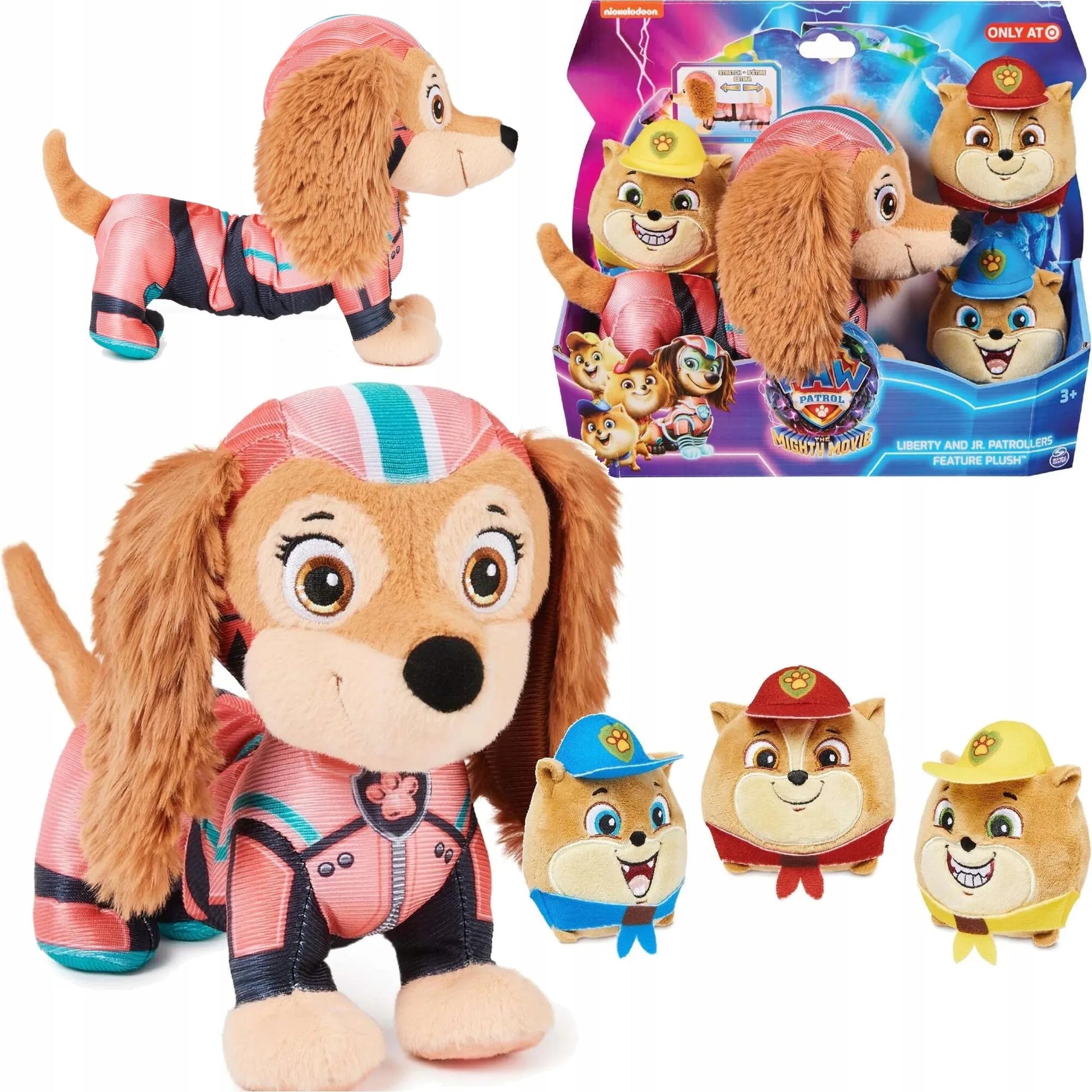 PAW Patrol filmo 2 „Liberty“ pliušinis žaislas su draugu