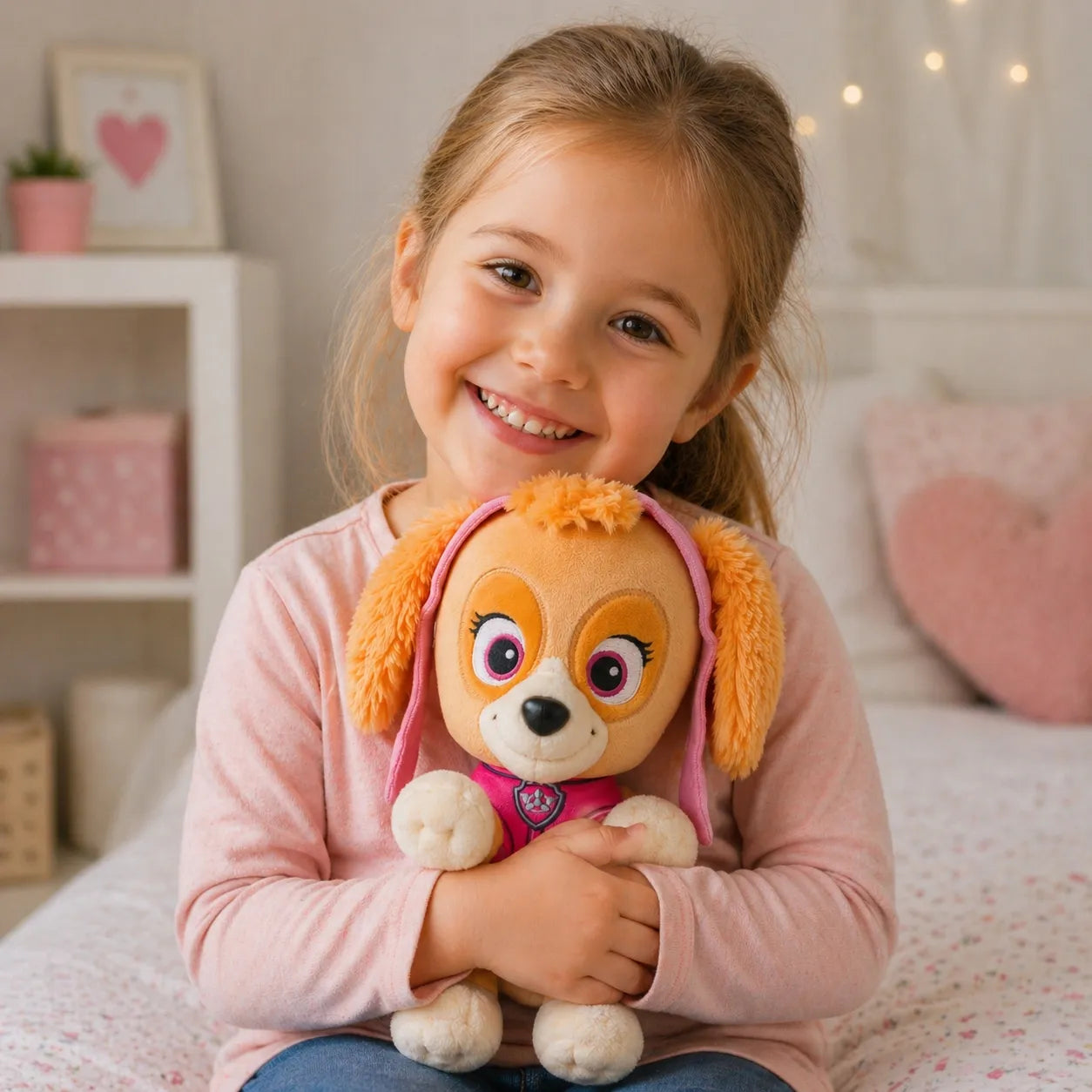 PAW PATROL SKYE minkštas pliušinis žaislas 23 cm