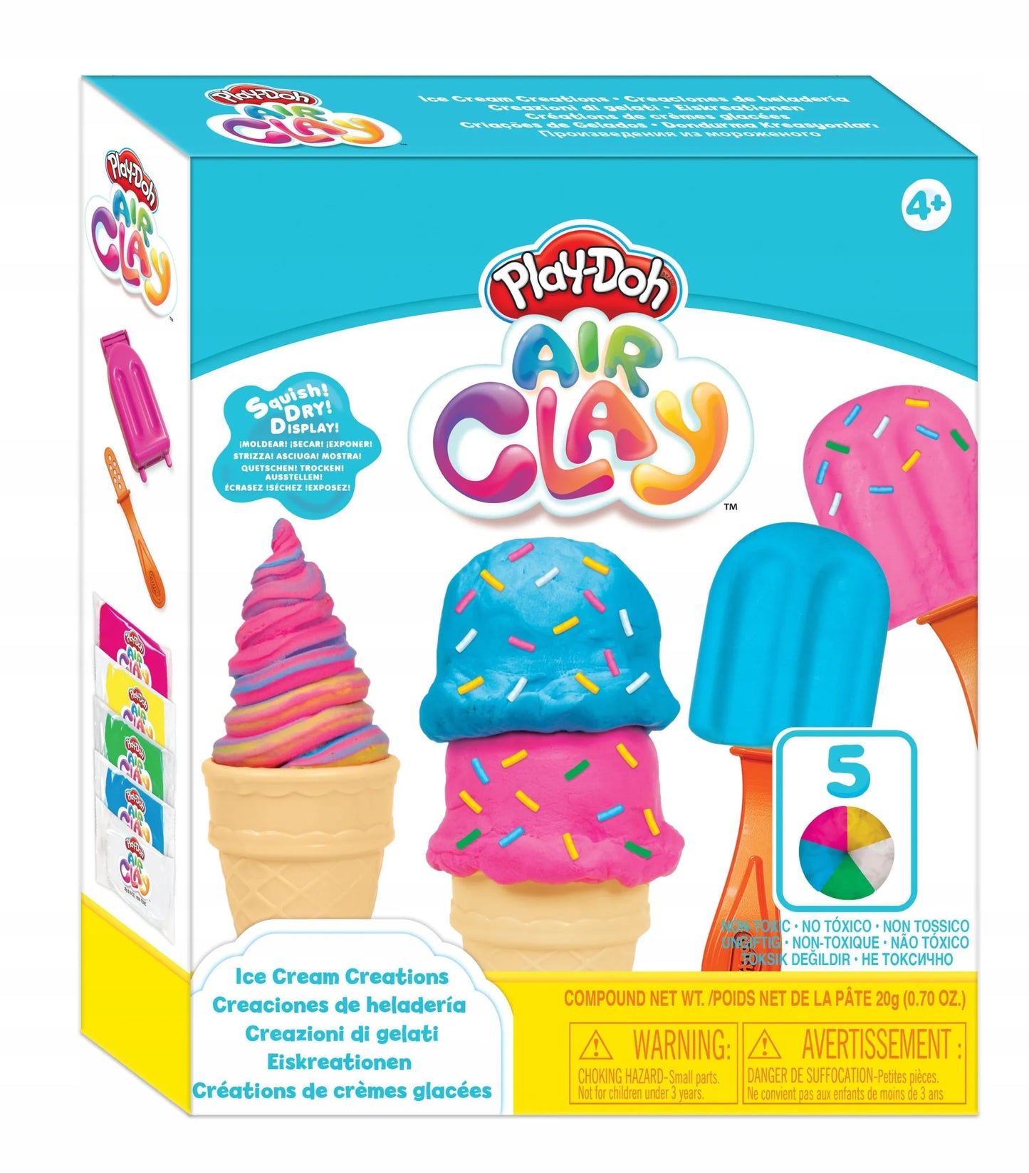 Play-Doh Air Clay ledų rinkinys