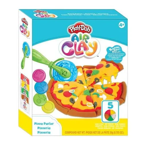 Play-Doh Air Clay lipdymo rinkinys – picerija, 5 spalvų plastilinas