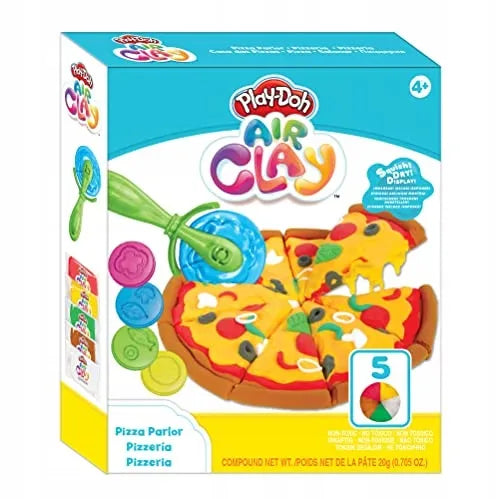 Play-Doh Air Clay lipdymo rinkinys – picerija, 5 spalvų plastilinas