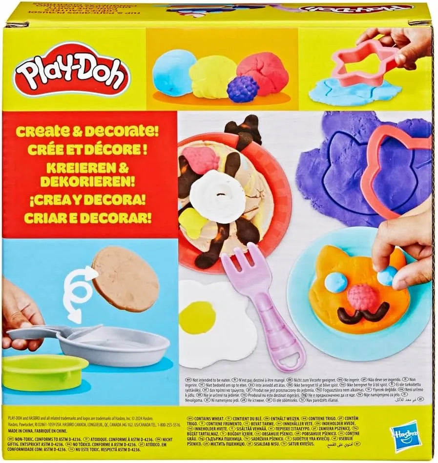 Play-Doh blynų ruošimo virtuvės rinkinys, 14 priedų ir 8 spalvos, 3+