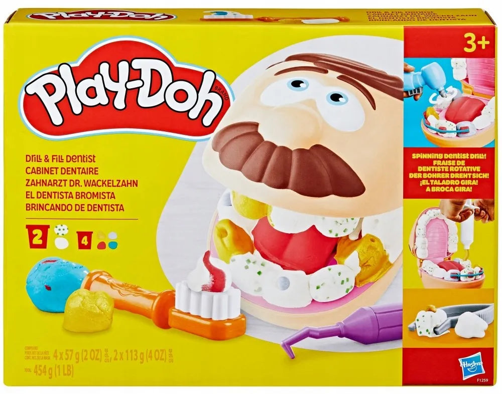 PLAY-DOH modelinas dantistas, 2024 m. versija, F1259