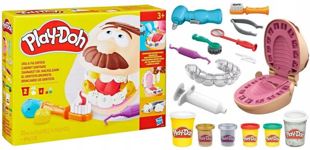 PLAY-DOH modelinas dantistas, 2024 m. versija, F1259