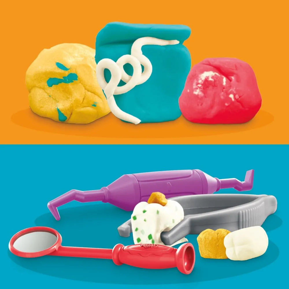 PLAY-DOH modelinas dantistas, 2024 m. versija, F1259