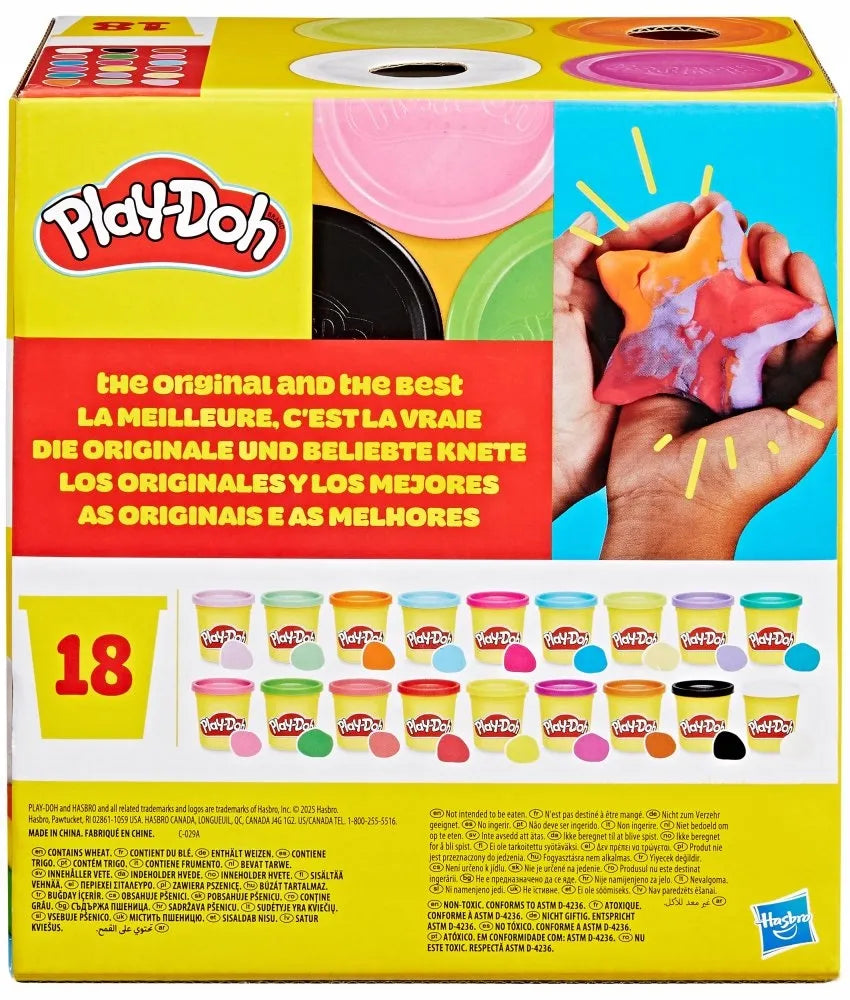 PLAY-DOH modelinas Imagination 18 pakuočių papildymo indeliai G0522