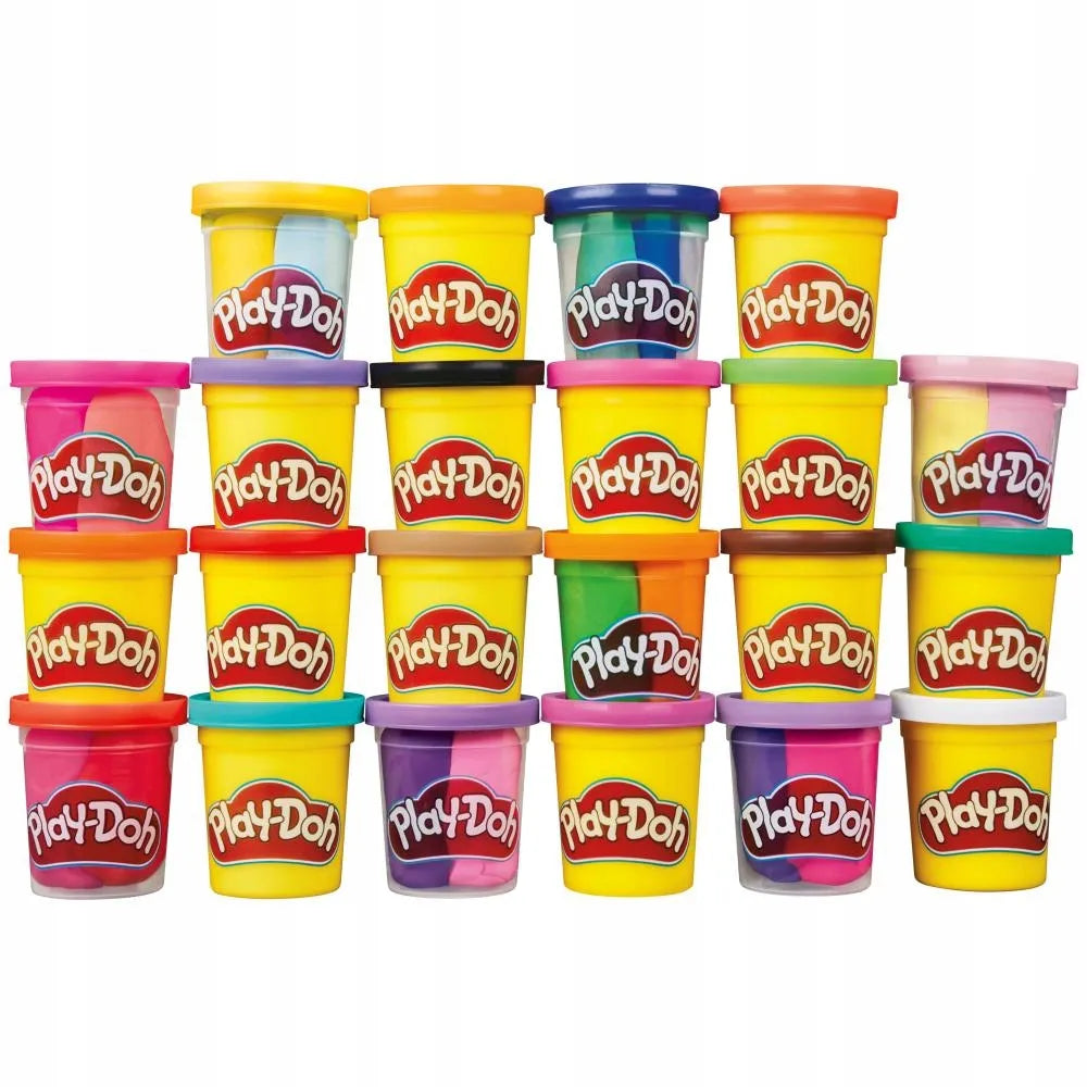 PLAY-DOH modelinas SPALVINGAS MIKAS 22 pakuotės papildymo indeliai F9820