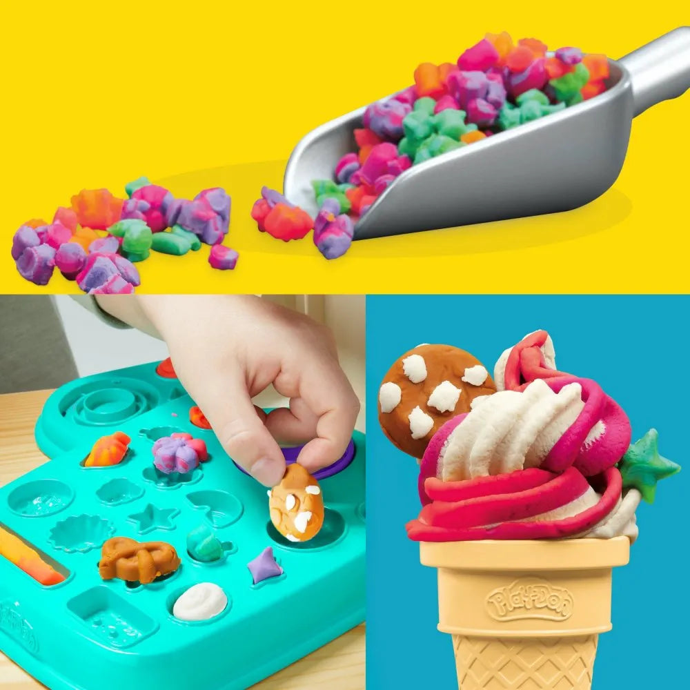 PLAY-DOH modelinas Vaivorykštiniai ledai G0028