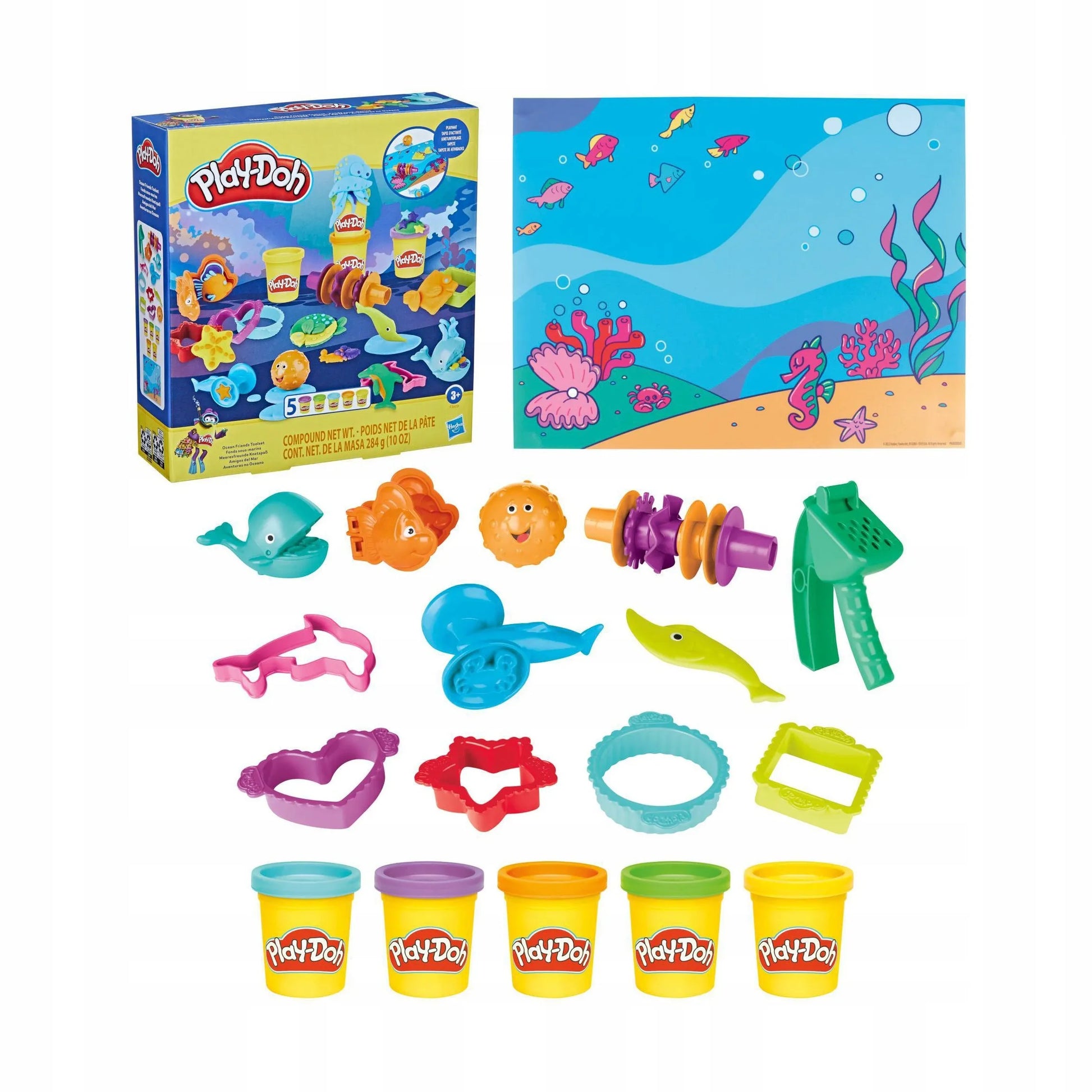 PLAY-DOH modelinas vandenyno gyvūnai
