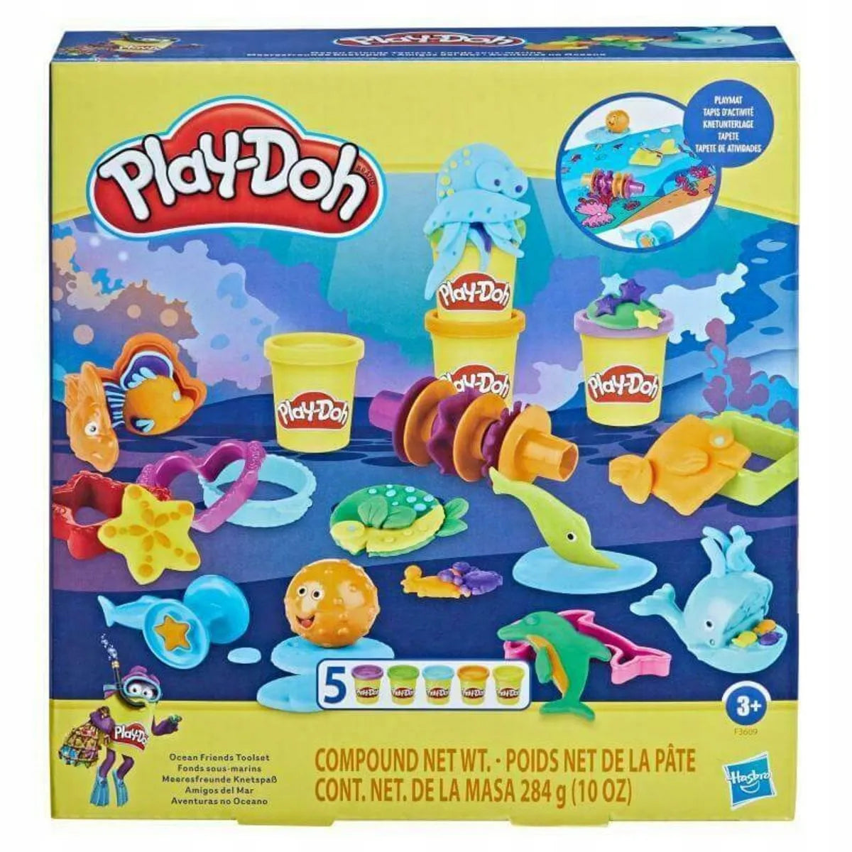 PLAY-DOH modelinas vandenyno gyvūnai