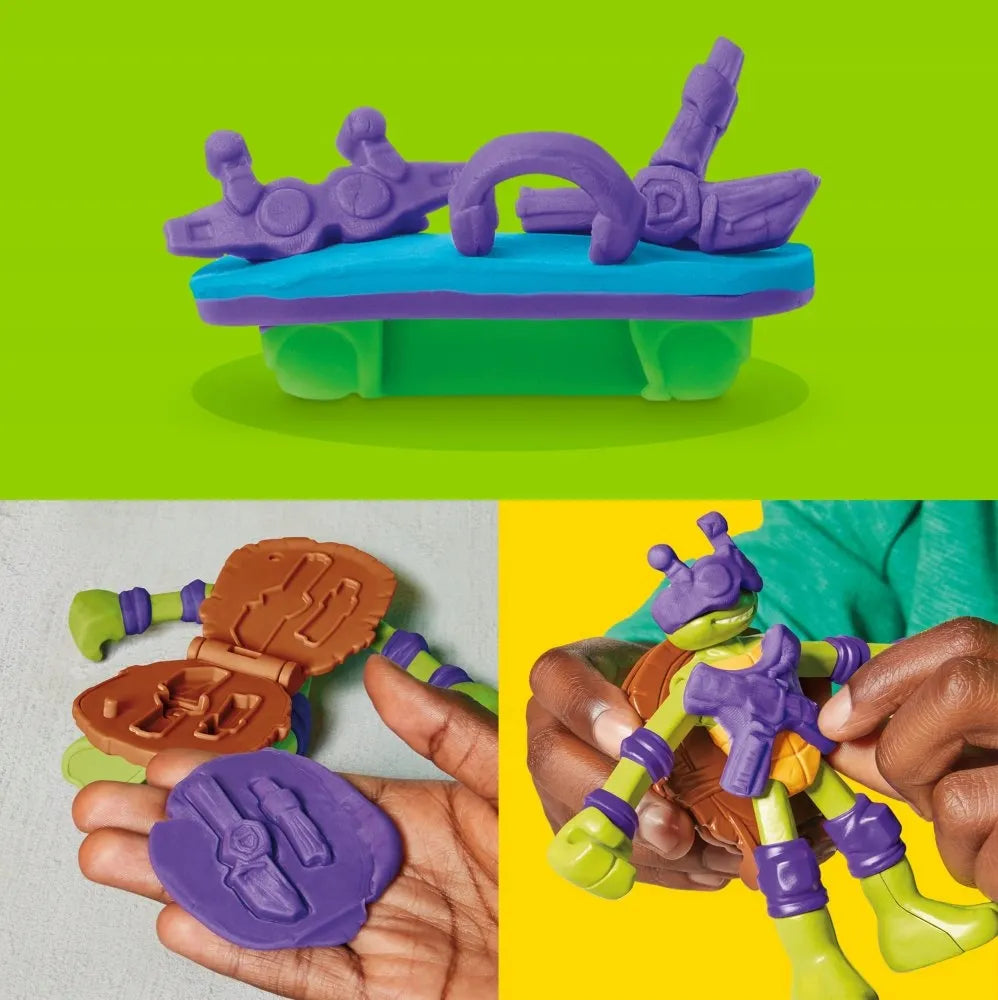 PLAY-DOH modelinas VĖŽLIUKAI NINJA 113 g + aksesuarai G0557