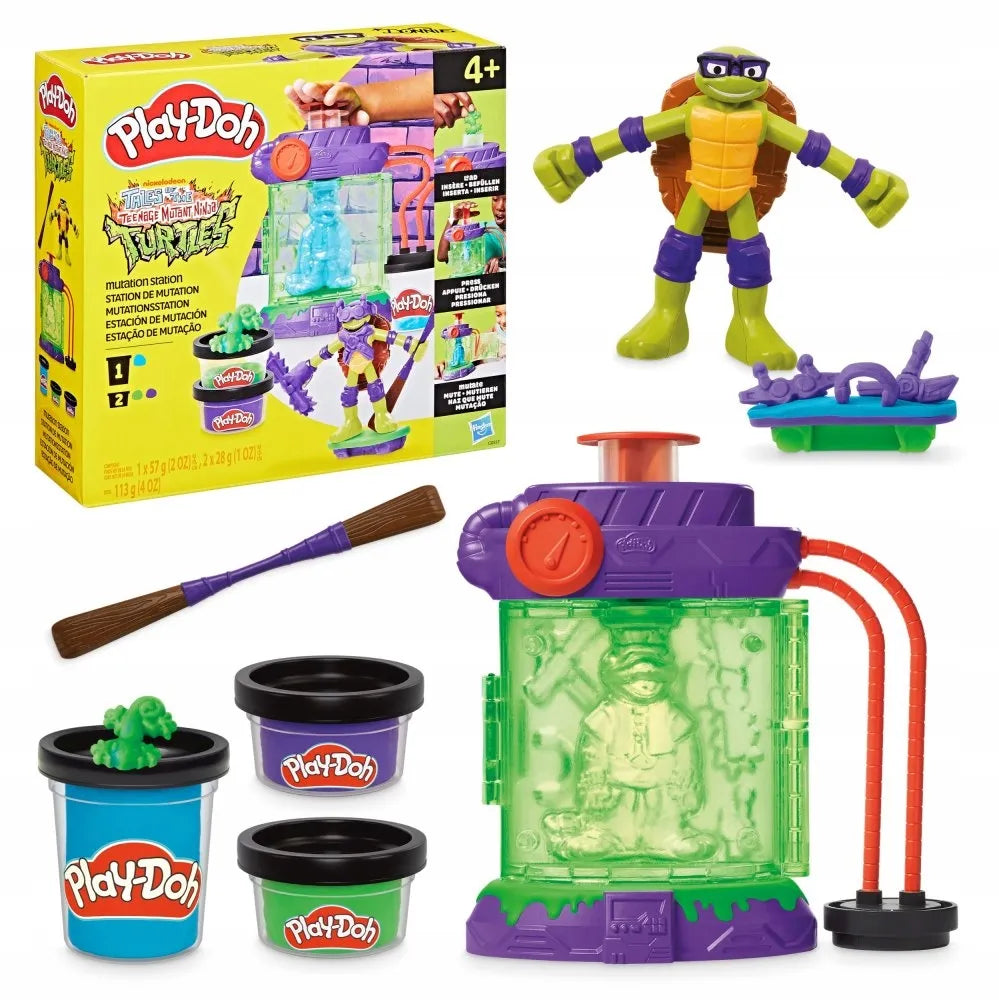 PLAY-DOH modelinas VĖŽLIUKAI NINJA 113 g + aksesuarai G0557