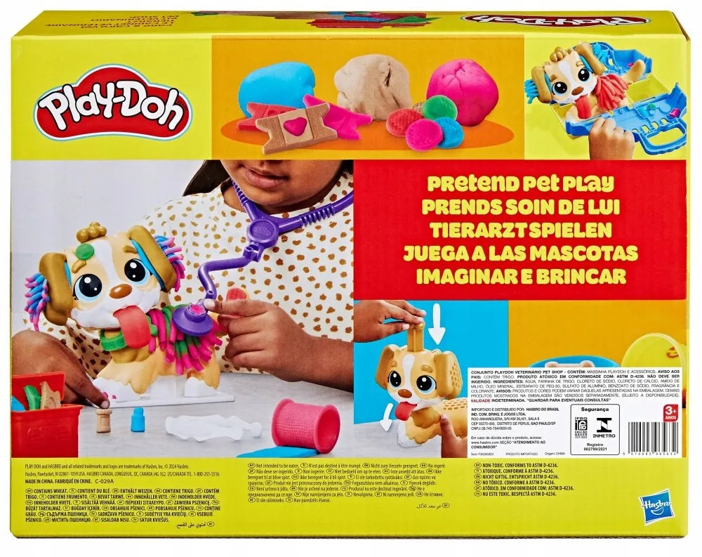 PLAY-DOH modelinas Vizitas pas veterinariją 2024 m. versija F3639