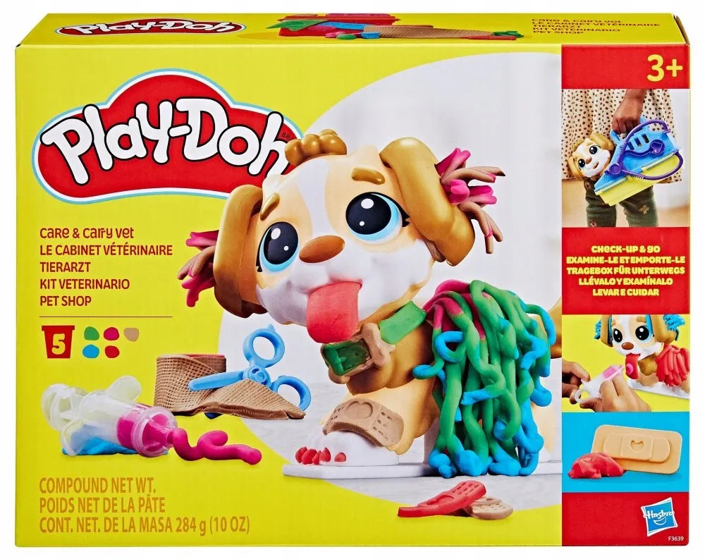 PLAY-DOH modelinas Vizitas pas veterinariją 2024 m. versija F3639