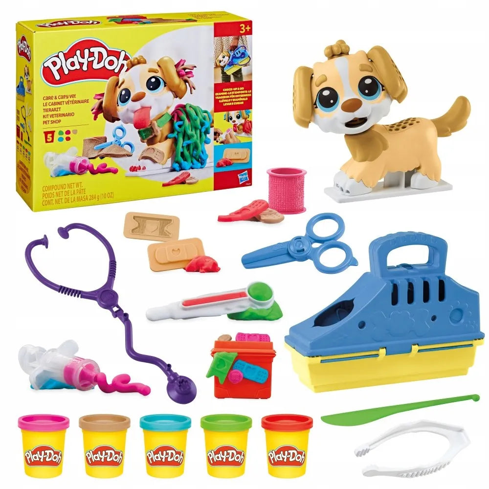 PLAY-DOH modelinas Vizitas pas veterinariją 2024 m. versija F3639