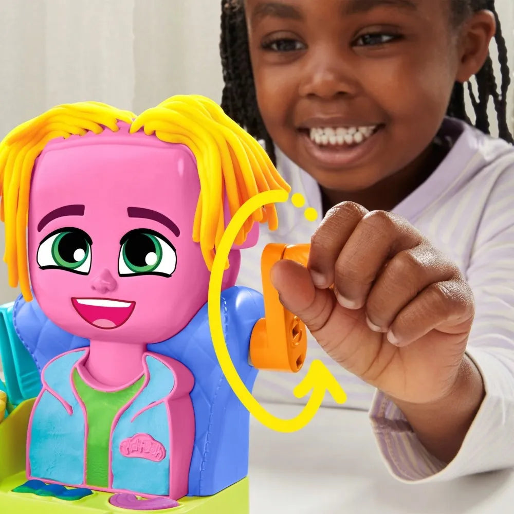 PLAY-DOH modelino plaukų formavimo salonas - rinkinys su priedais F8807