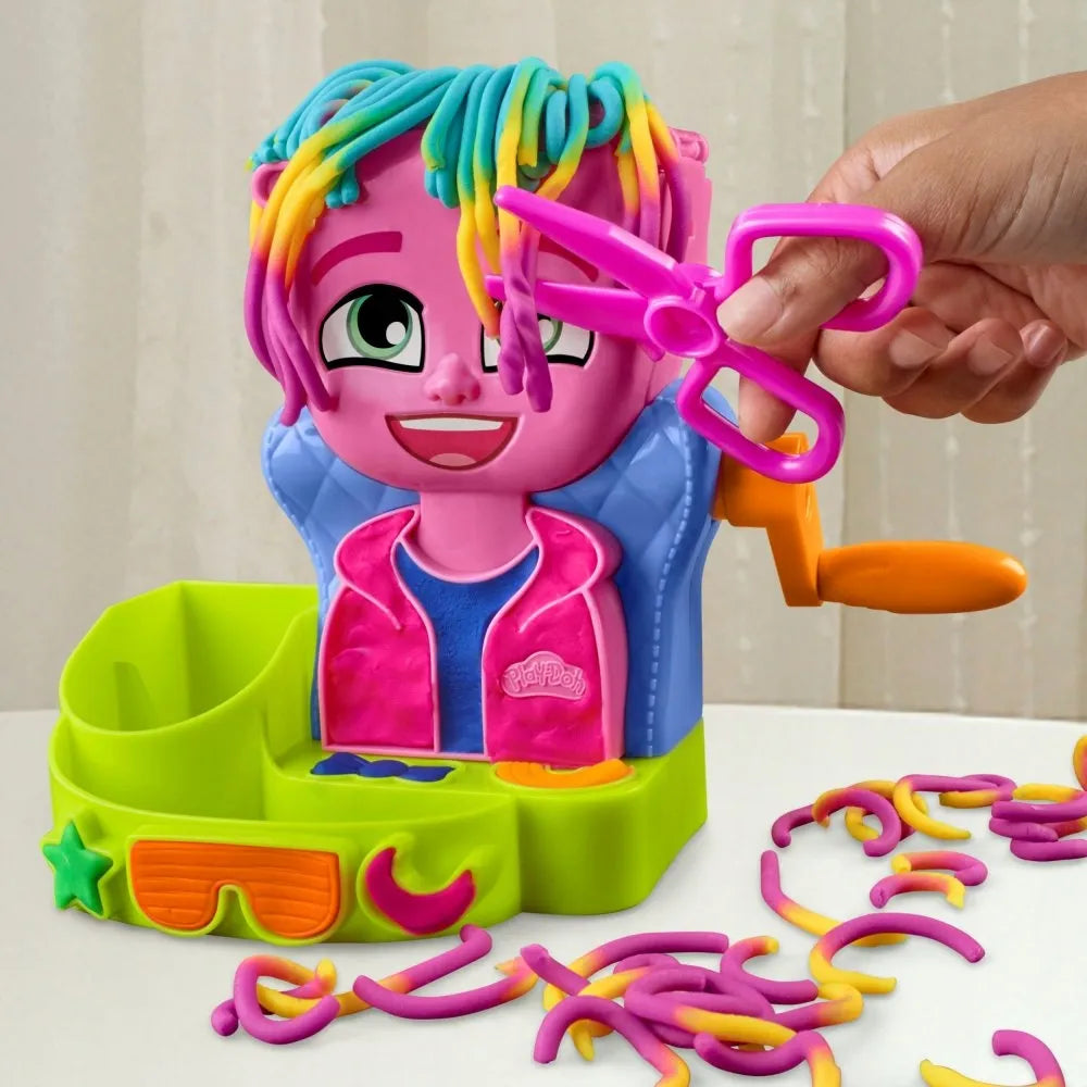 PLAY-DOH modelino plaukų formavimo salonas - rinkinys su priedais F8807